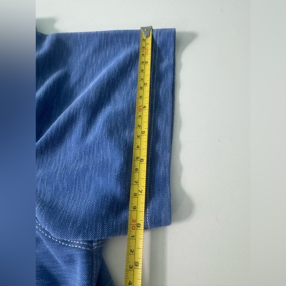 Tommy Bahama Blue Polo Shirt with Classic Collar - Picture 8 of 10